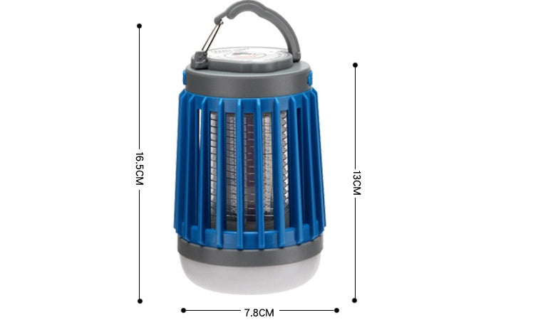 Lámpara Solar Mata Mosquitos Portátil – Recargable, Silenciosa  para Interior y Exterior solar y usb