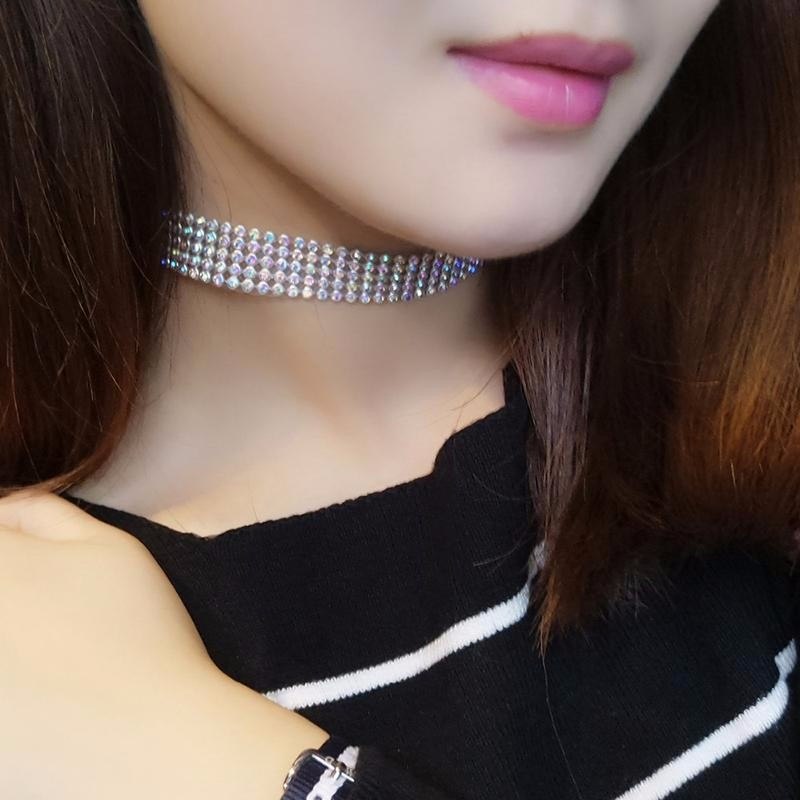 Choker de Cristales Elegante | Collar Brillante para Eventos y Bodas