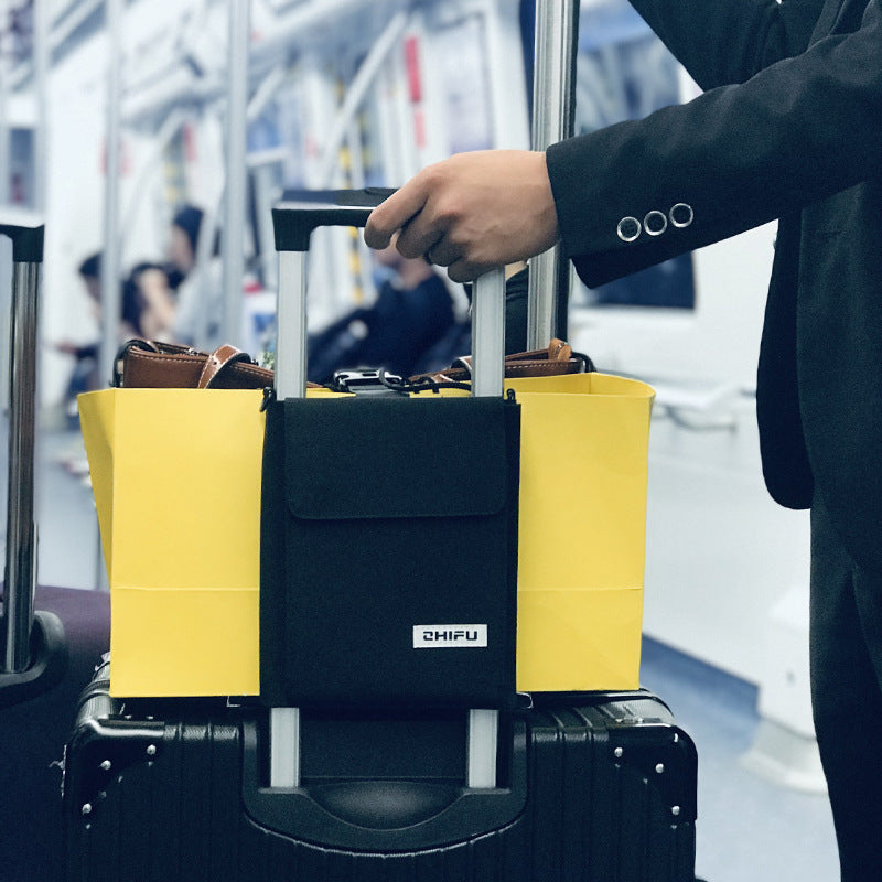 Práctica bolsa de transporte de viaje, equipaje multifuncional bolsa fija equipaje fijo para anexo de tu maleta de mano