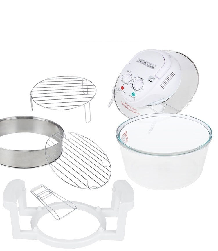 Freidora de Aire de Vidrio Multifunción | 3 en 1 / 4 en 1 / 8 en 1