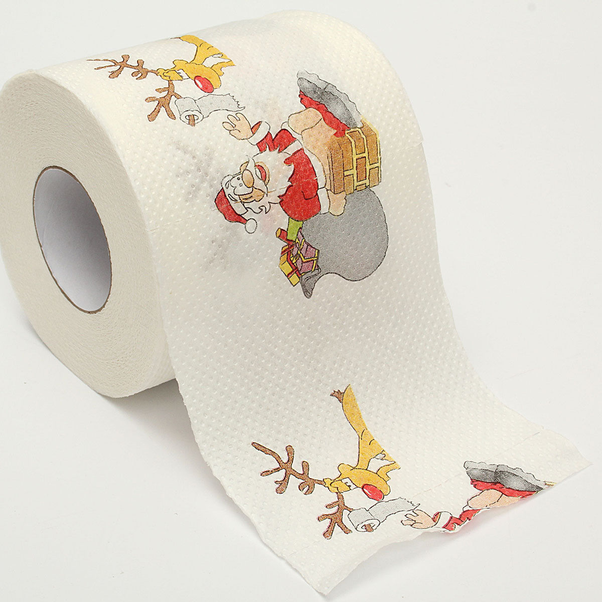 Papel higiénico navideño con figuras de navidad y fragancia adorable, decora tu baño con este papel de 30 mts doble hoja de buena calidad