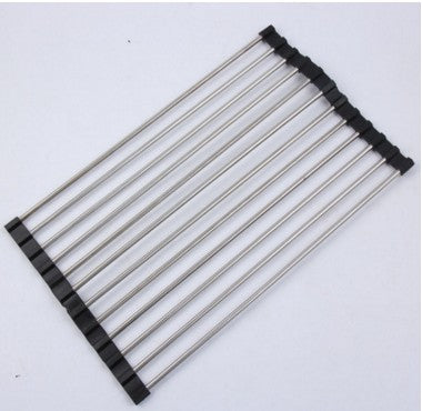 Rejilla Plegable Multifuncional para Fregadero | Secado Rápido y Diseño Profesional