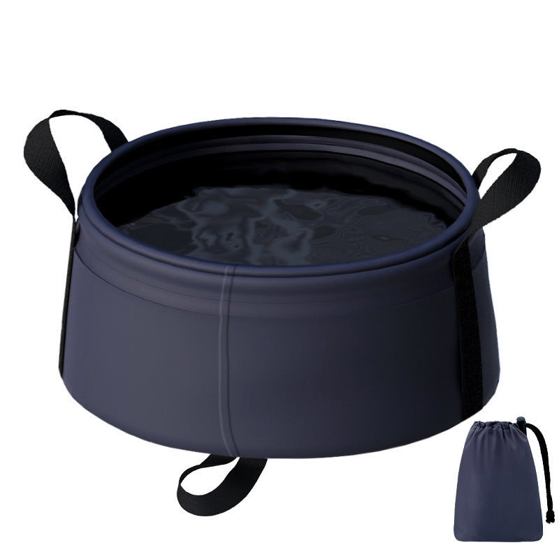 Lavabo plegable portátil para exteriores para lavarse la cara, los pies, para lavar ropa