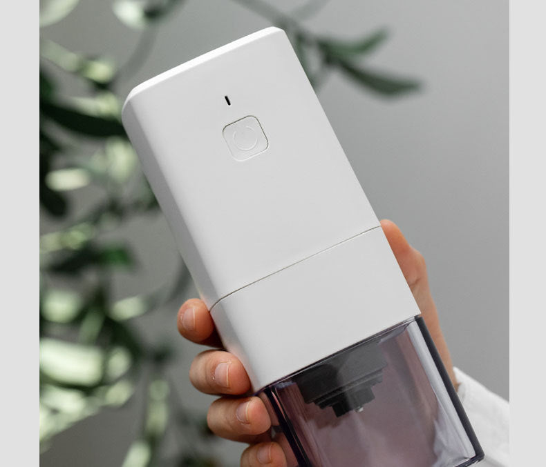 Molinillo Eléctrico para Granos de Café – Diseño Cuadrado Recargable