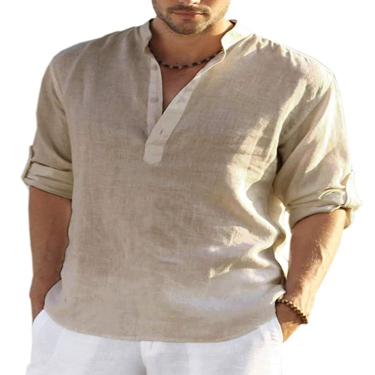Camisa de Lino para Hombre | Ligera y Transpirable algodón de calidad