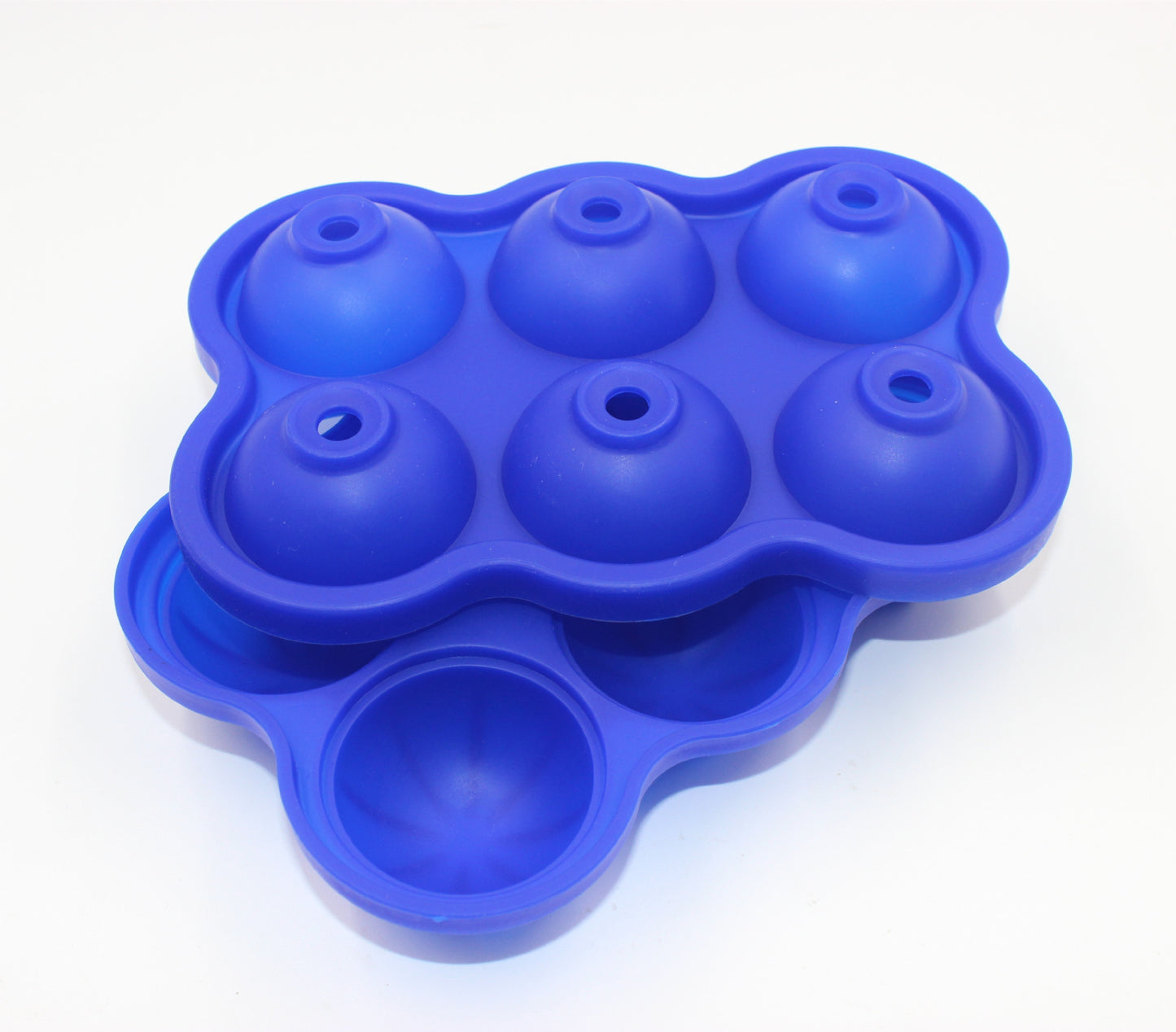 Molde de Hielo Redondo 6 Celdas – Silicona de Grado Alimenticio para Bebidas Premium