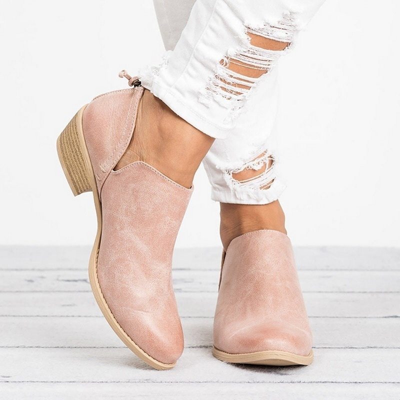 Botines de Tacón bajo para  Mujer – Elegancia y Comodidad para Otoño