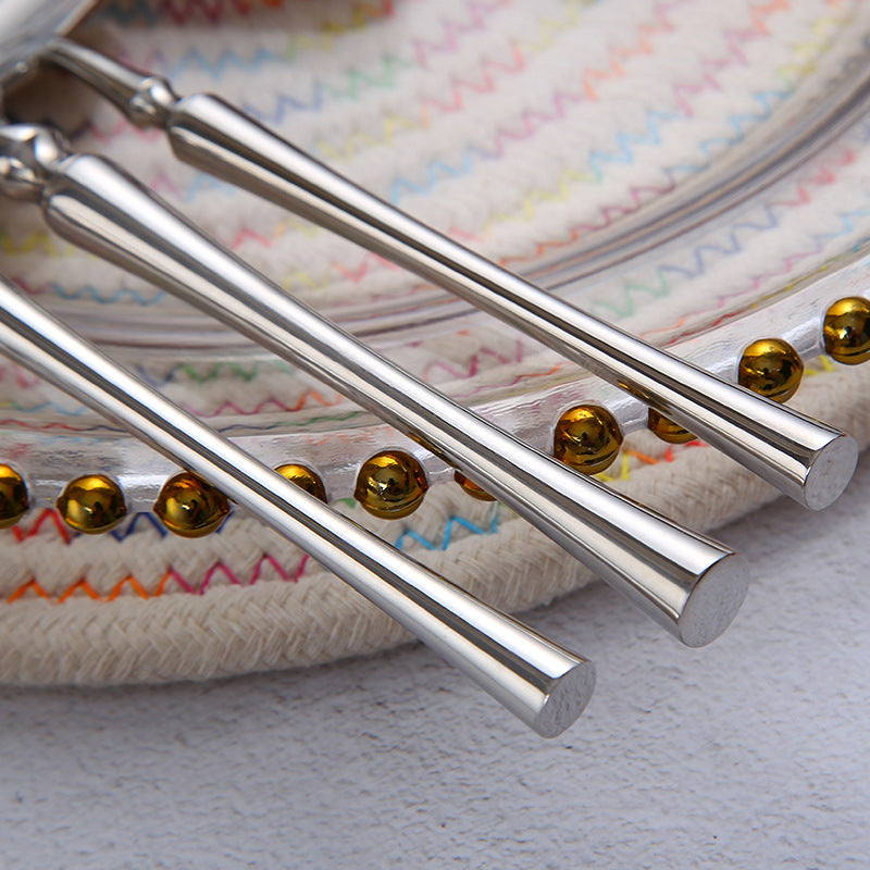 Juego de Cubiertos 4 Piezas en Acero Inoxidable 304 – Set para Steak y Cena Elegante