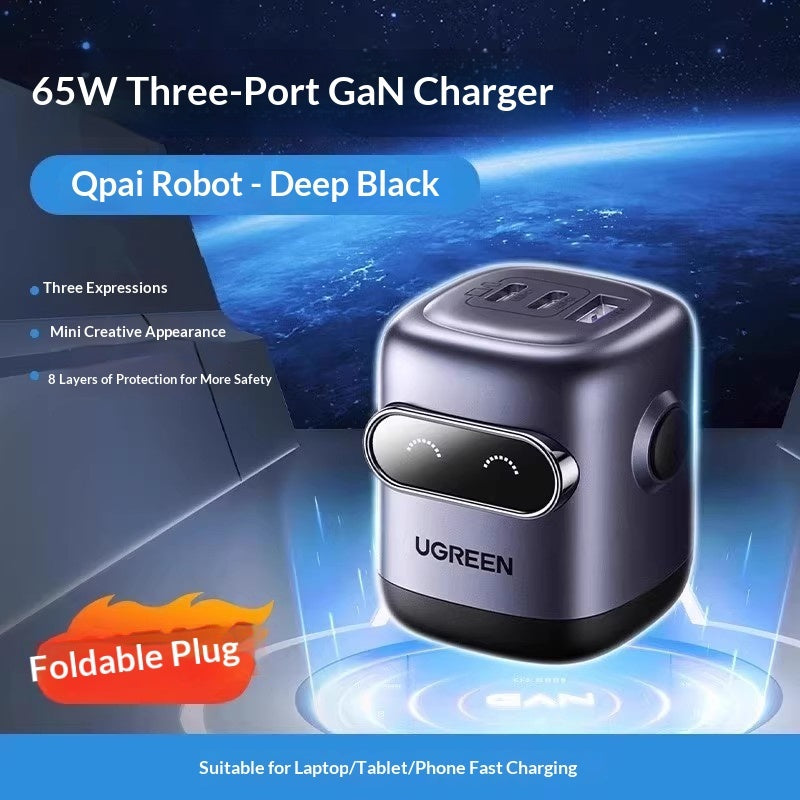 Cargador Rápido GaN 30W USB-C | Tecnología Inteligente y Compacta, velocidad