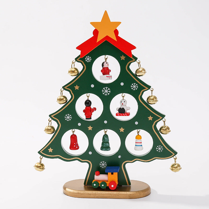 Árbol de navidad hecho en madera, ideal para tu decoración navideña