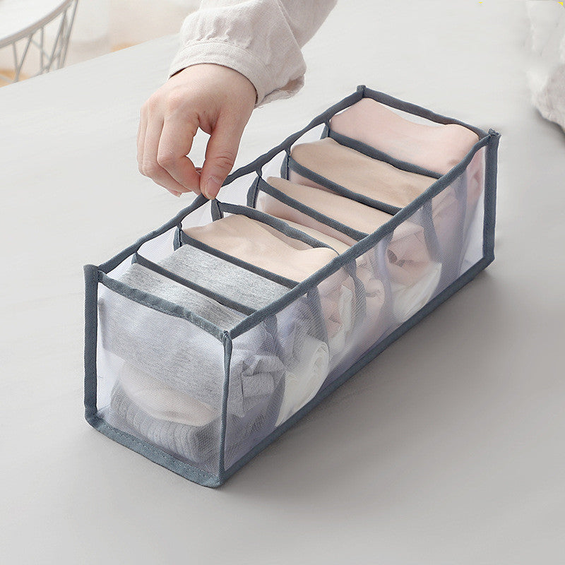 Caja de almacenamiento de malla plegable, ideal para guardar cosas del hogar, orden de closets y mas!