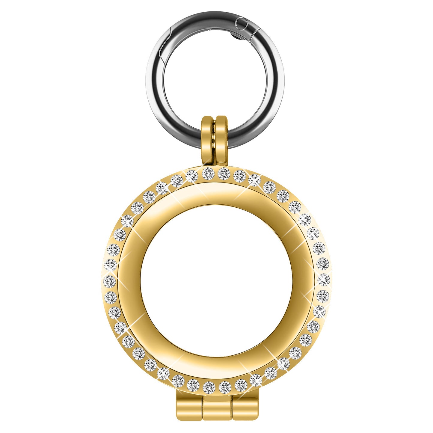 Rastreador de posicionamiento Airtag para GATOS, carcasa protectora con incrustaciones de diamantes