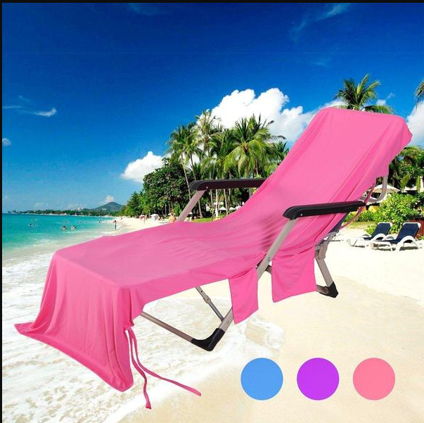 Funda para silla de playa, funda de reposera, funda para silla de descanso al sol ideal para exterior, secado rápido, fresca y ligera