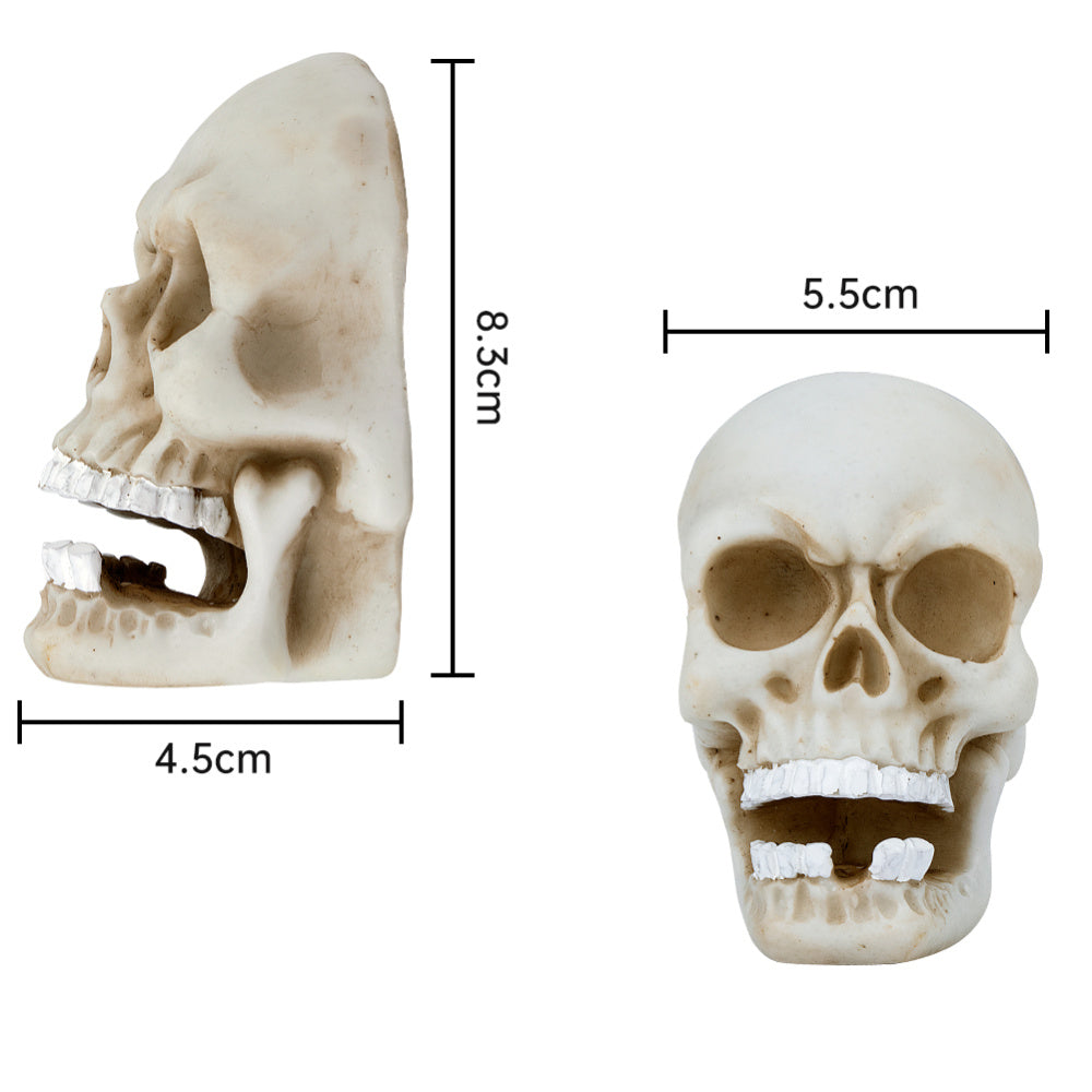 Decoración de calavera de Halloween;  Muñeco decorativo para fiestas de terror