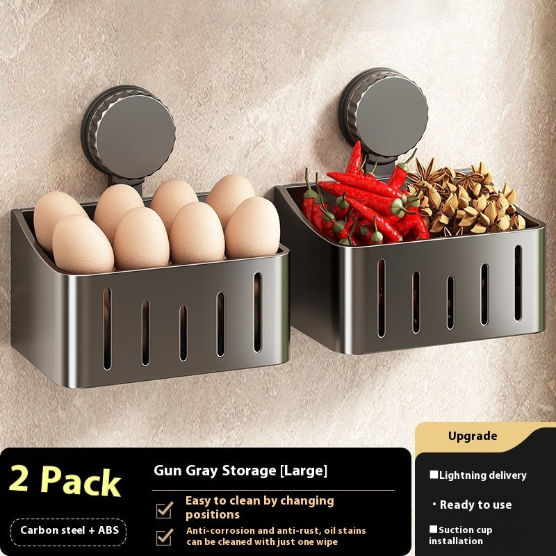 Organizador de Cocina Multifuncional – Canasta de Succión Desmontable para verduras