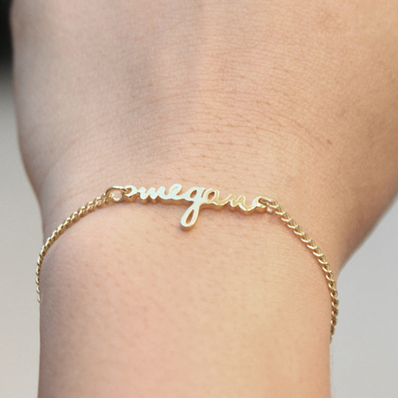 Pulsera con nombre personalizado, Arma tu pulsera