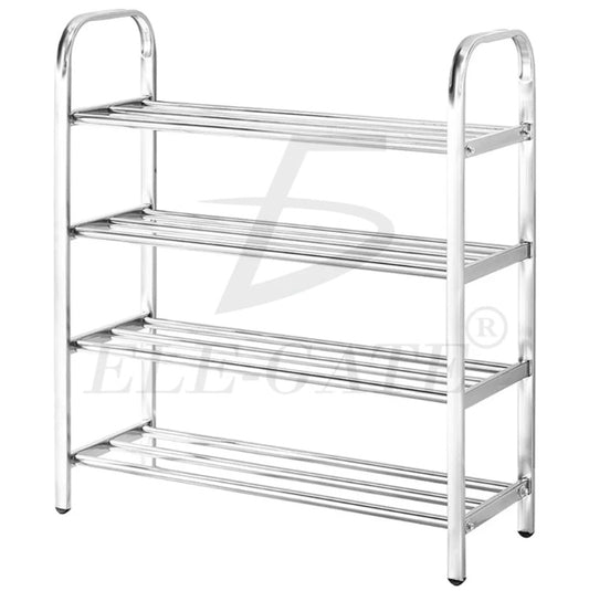 Organizador de Zapatos de Acero Inoxidable – 4 Niveles y Alta Durabilidad