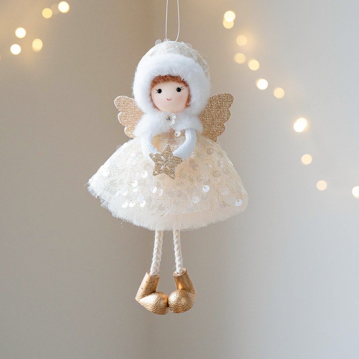 Ángel de Invierno 👼 – Magia, Elegancia y Luz para tu Navidad
