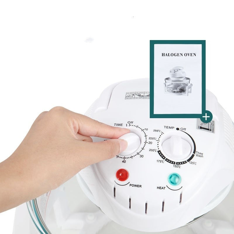 Freidora de Aire de Vidrio Multifunción | 3 en 1 / 4 en 1 / 8 en 1