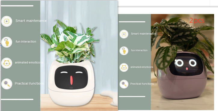 Maceta Inteligente Interactiva | Monitor de Planta con Sensores y Pantalla