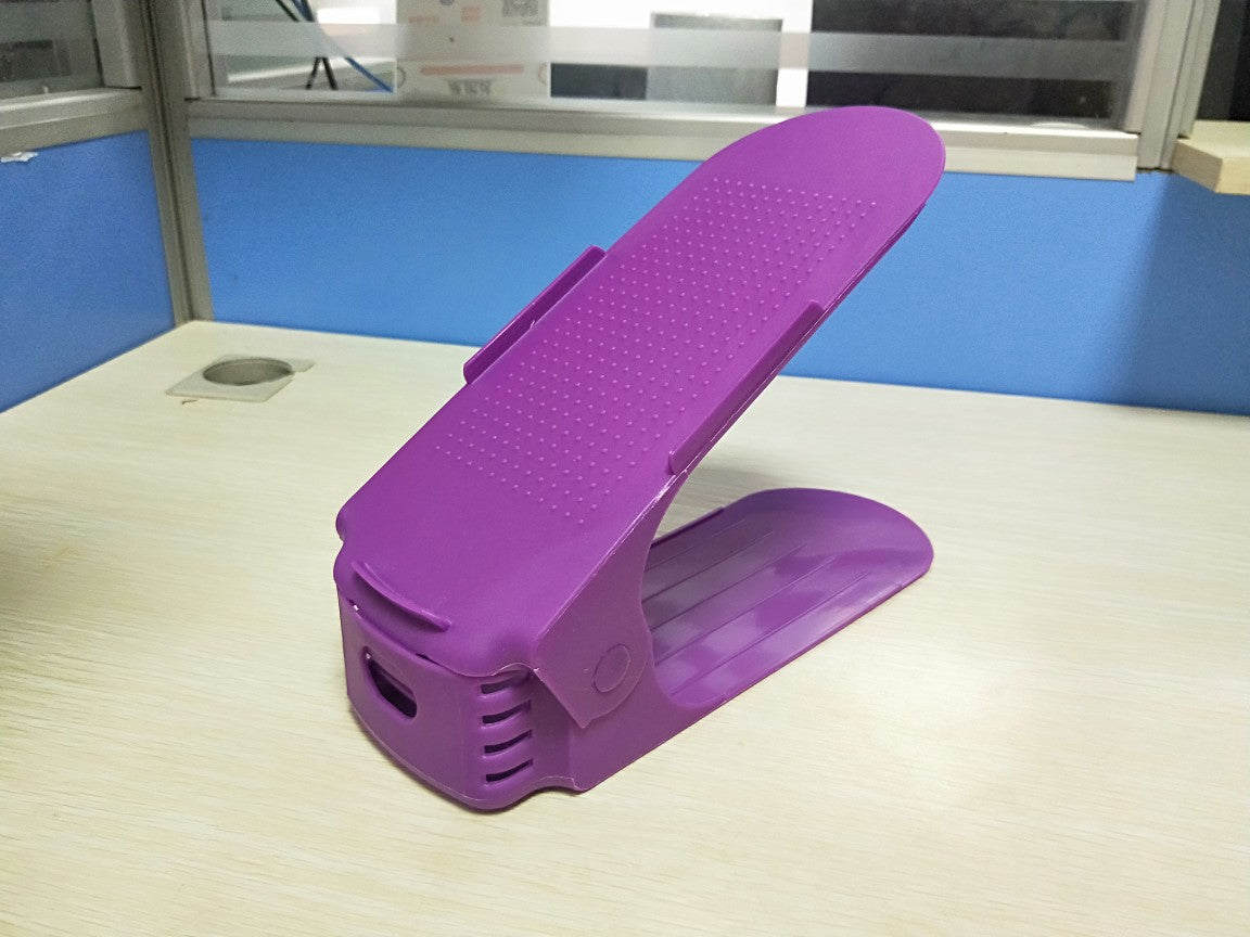 Organizador de Zapatos Doble Ajustable – Soporte de Almacenamiento Vertical ahorro 50%