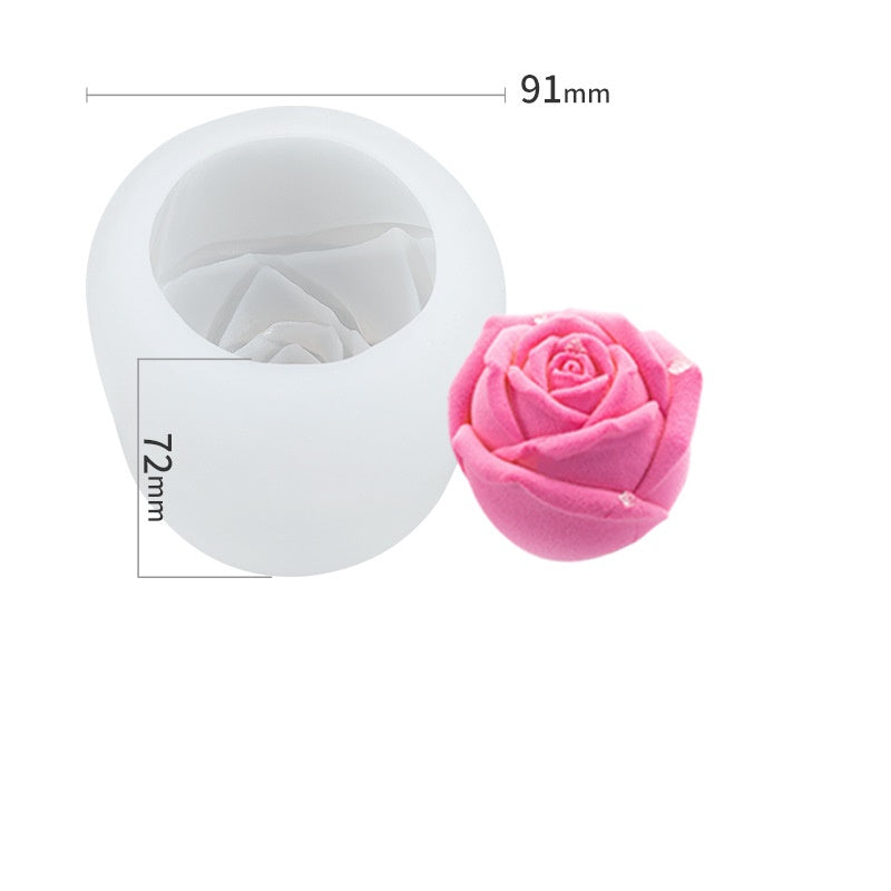 Molde Rosa Premium para Hielos, Chocolates y Postres