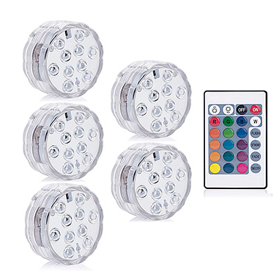 Luz LED Sumergible con Control Remoto | Iluminación Decorativa IP68
