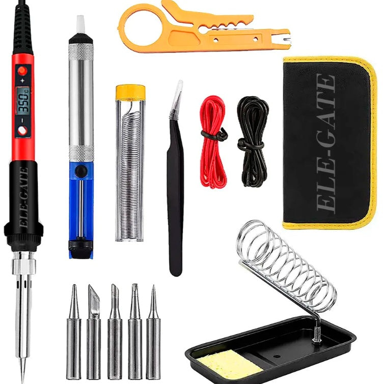 Kit de Soldadura Profesional con Pantalla LCD y Temperatura Ajustable – Calentamiento Rápido y Preciso