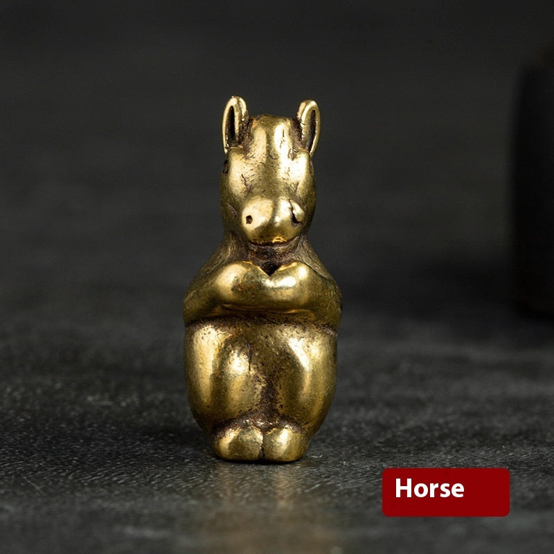 Mascota Zodiacal China en Cobre | Amuleto de Prosperidad