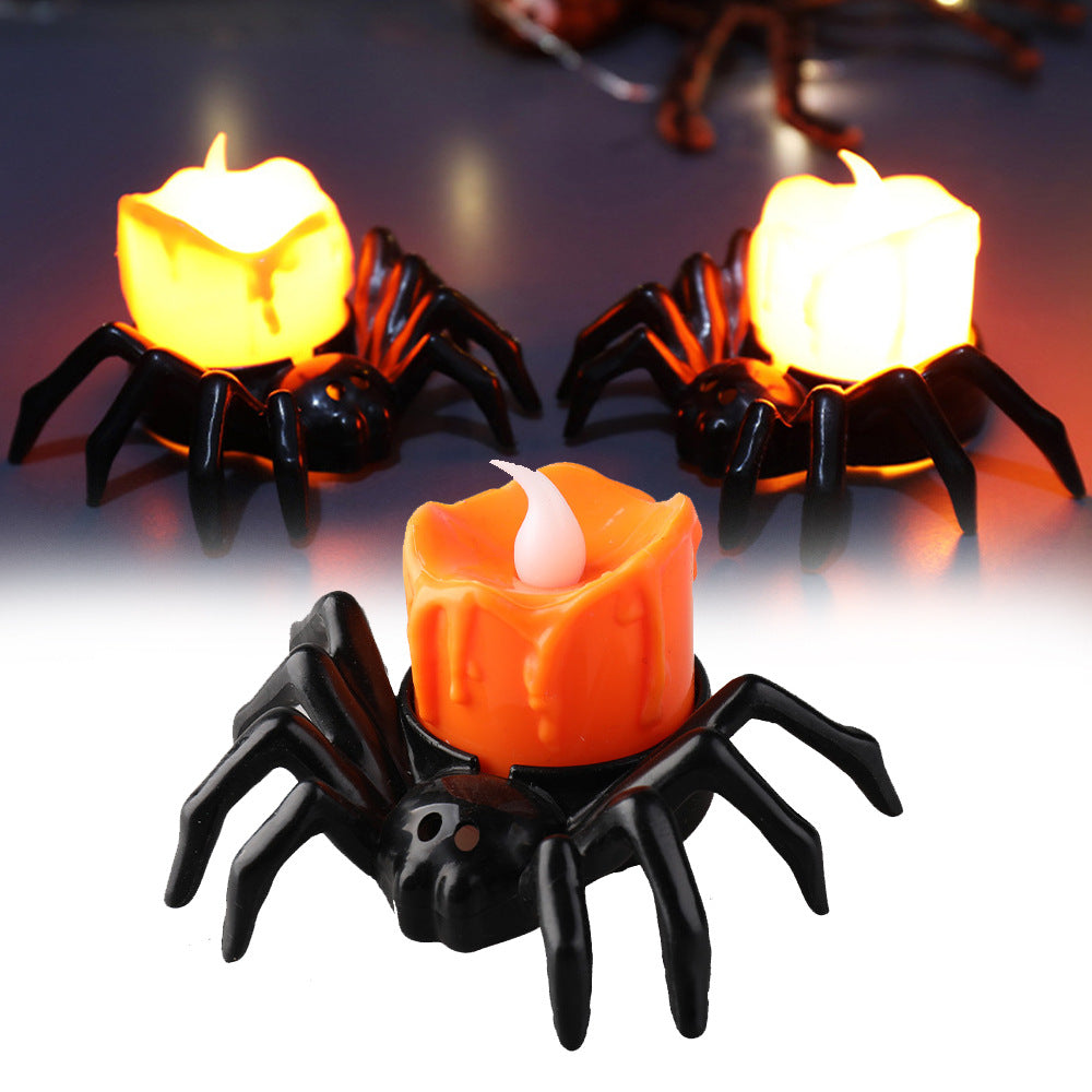 Adornos creativos de candelabro de araña de Halloween, artículo decorativo