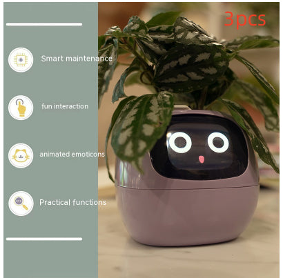 Maceta Inteligente Interactiva | Monitor de Planta con Sensores y Pantalla