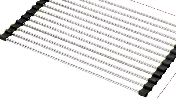 Rejilla Plegable Multifuncional para Fregadero | Secado Rápido y Diseño Profesional