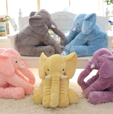 Almohada con Relleno De Elefante Para Dormir Confort Para Bebé 100% algodón de máxima calidad