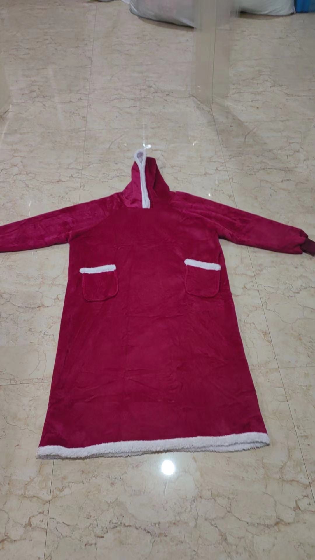 Manta tipo buzo, sudadera con Capucha de Franela – calidad extra grosor