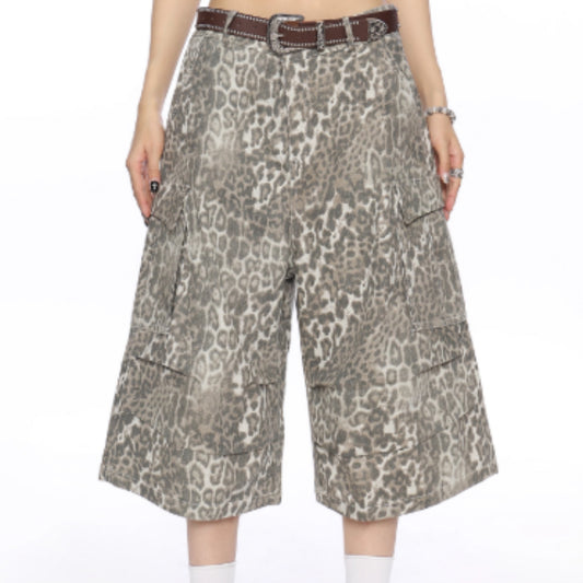 Jean Cargo Estampado Leopardo | Verano con Actitud