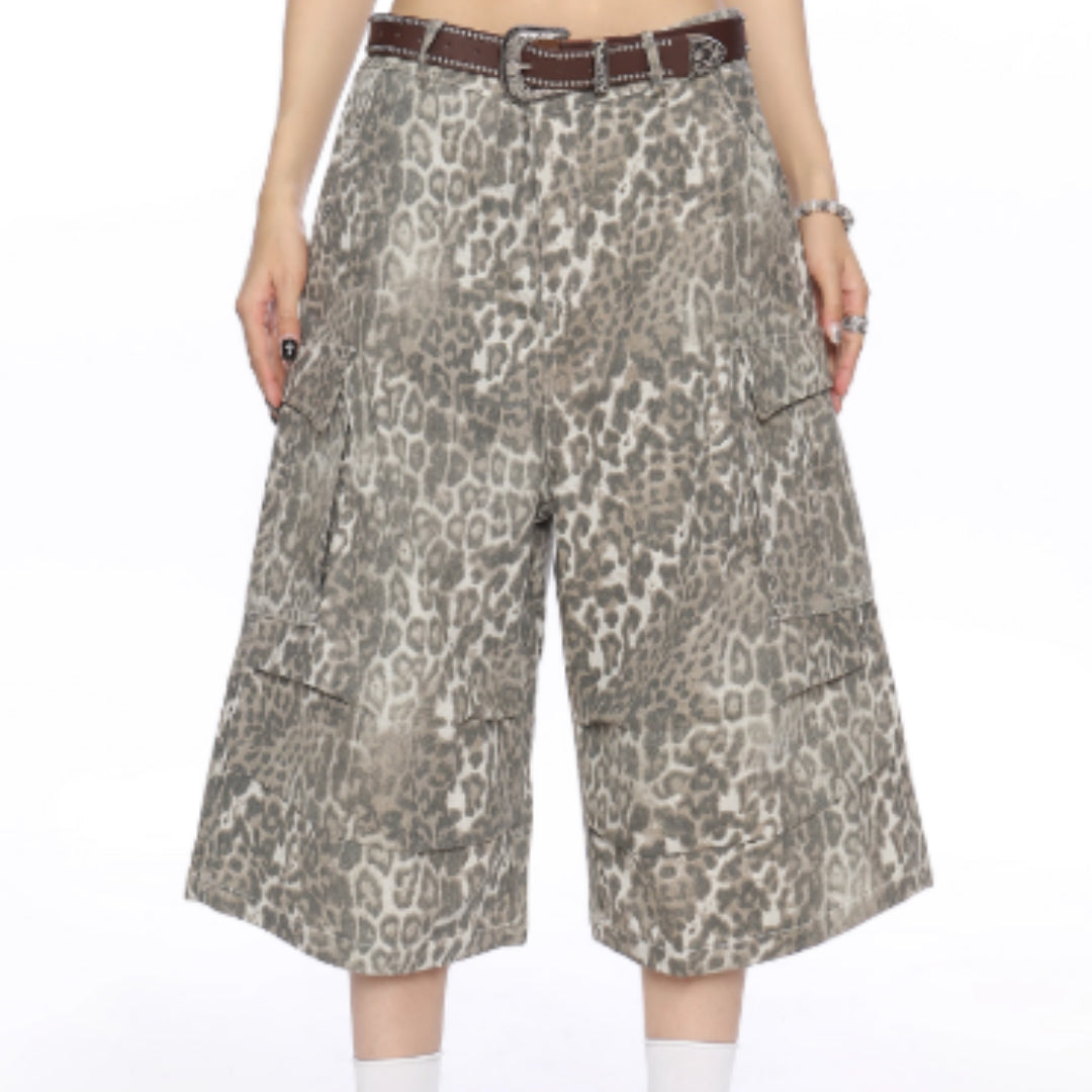 Jean Cargo Estampado Leopardo | Verano con Actitud