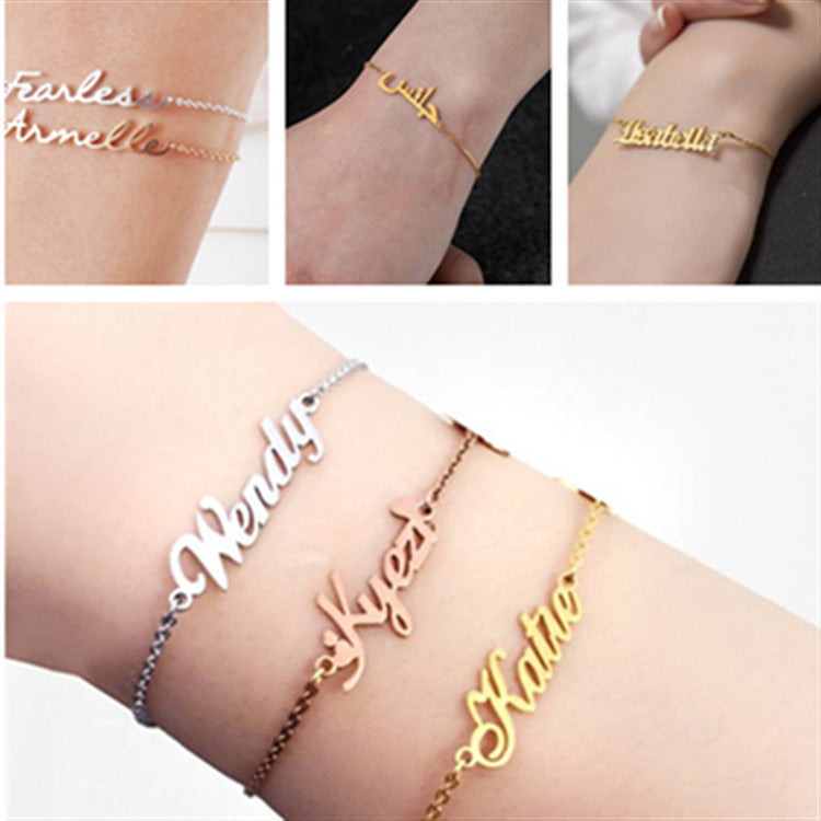 Pulsera con nombre personalizado, Arma tu pulsera