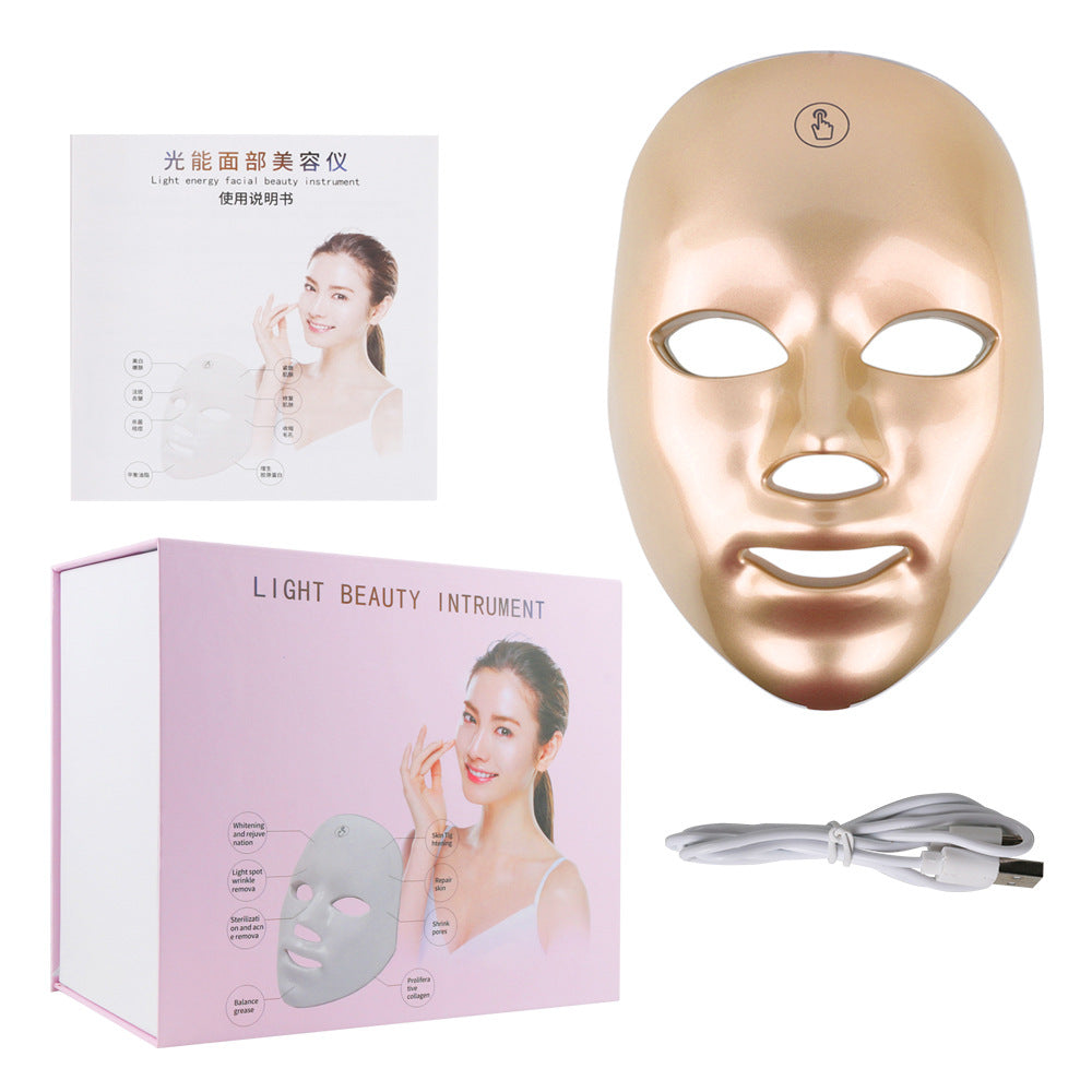 Máscara LED 7 Colores | Spa Facial Inteligente en tu Hogar
