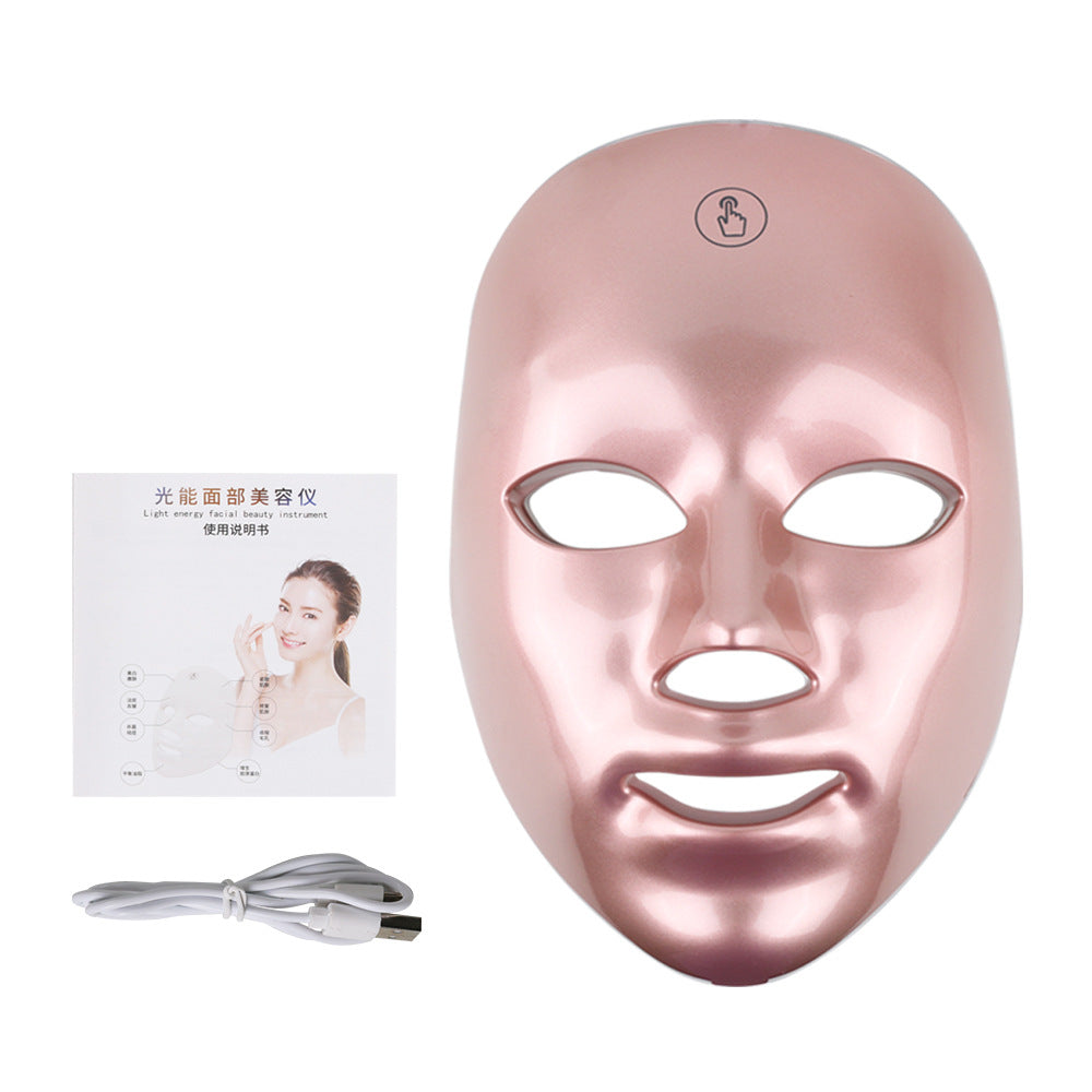 Máscara LED 7 Colores | Spa Facial Inteligente en tu Hogar