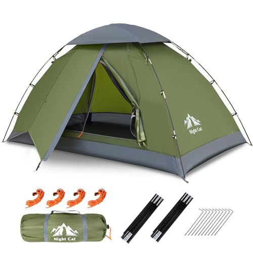 Tienda de campaña familiar pequeña, sencilla, instantánea e impermeable