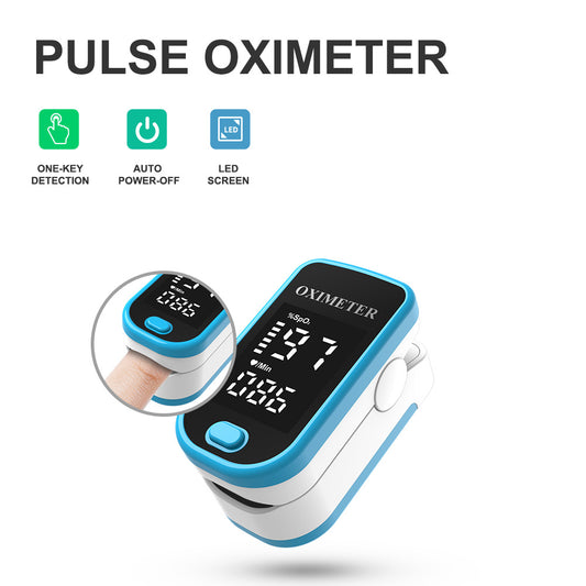Oxímetro de Pulso Portátil | Detector de Frecuencia Cardíaca y Niveles de Oxígeno SpO₂