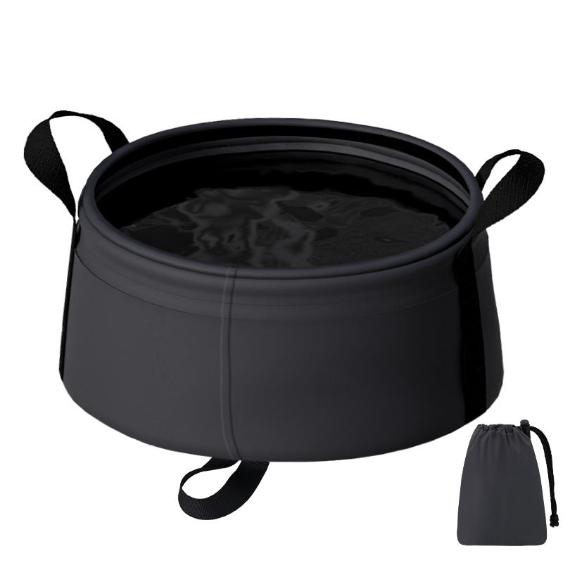 Lavabo plegable portátil para exteriores para lavarse la cara, los pies, para lavar ropa