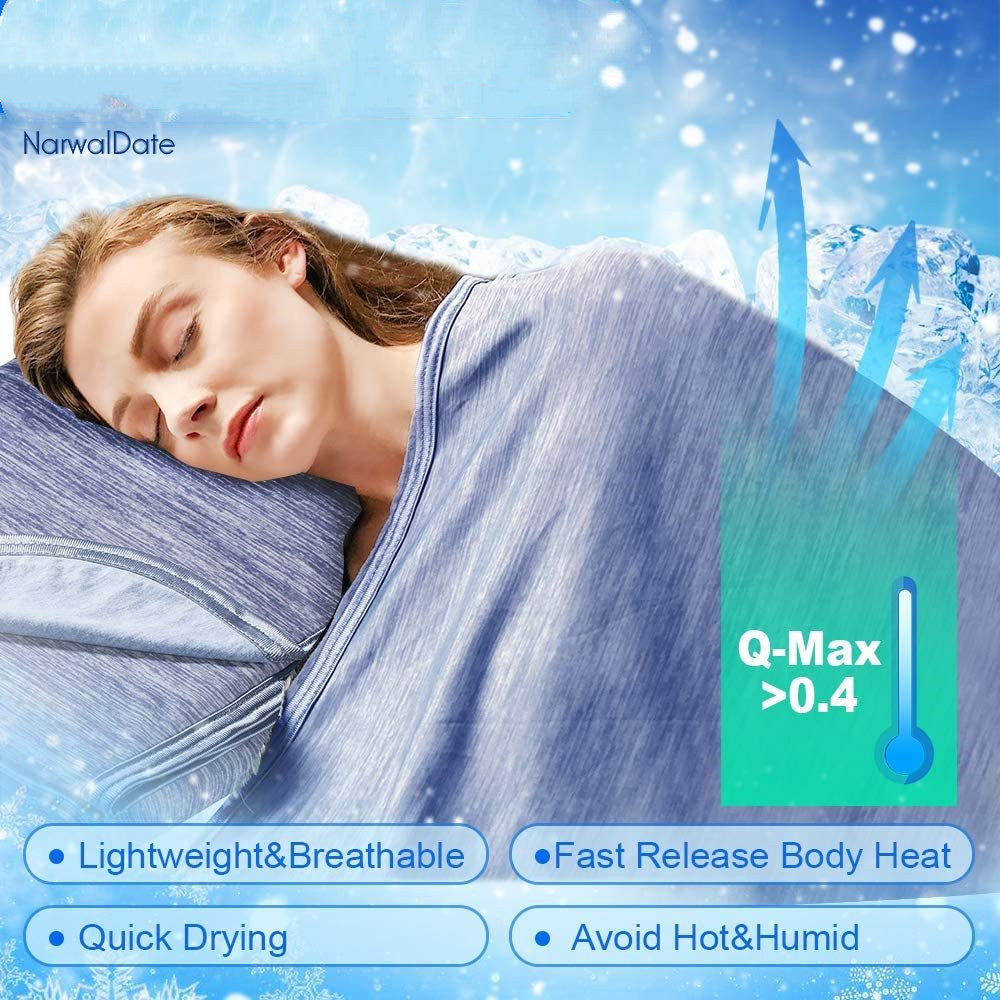 Manta Cool Tech Q-Max – Refrescante, Ligera, Transpirable y Fácil de Lavar
