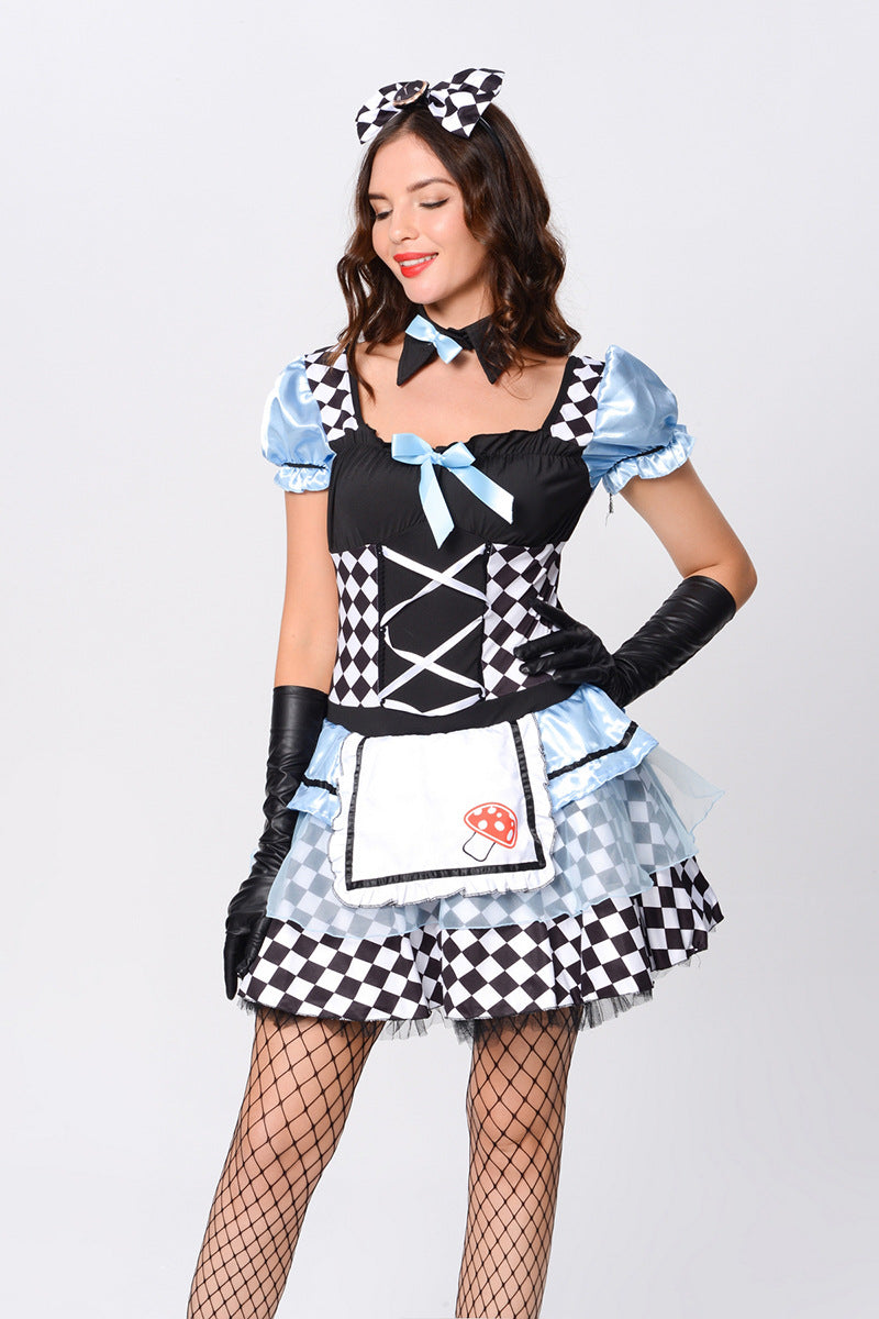 Uniforme de Alice de fantasía. Alicia en el pais de las maravillas, Disfraz