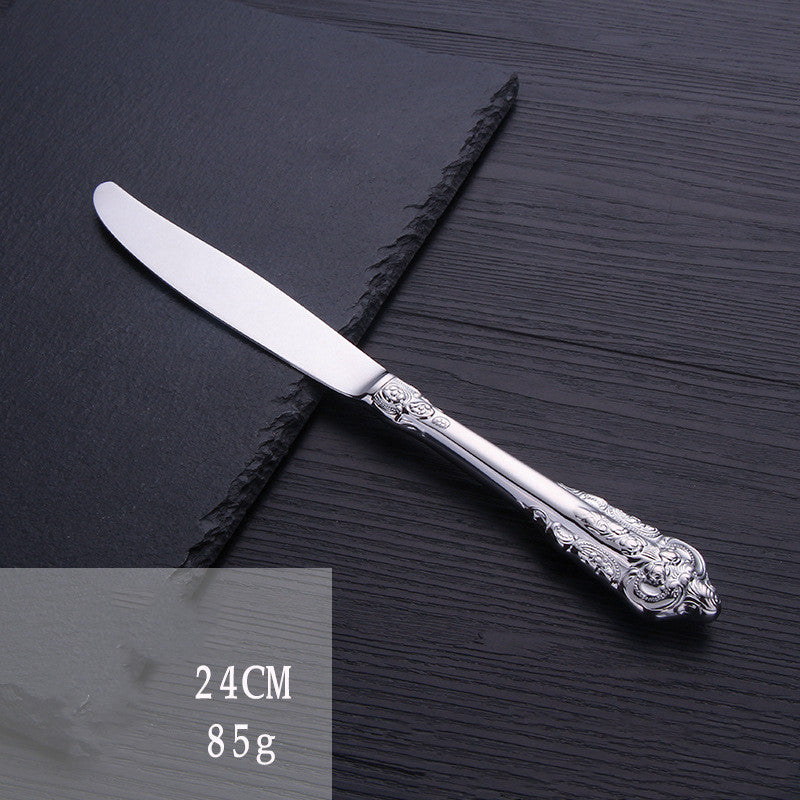 Set Premium de Cuchillo, Tenedor y Cucharas – Vajilla Moderna en Acero Inoxidable