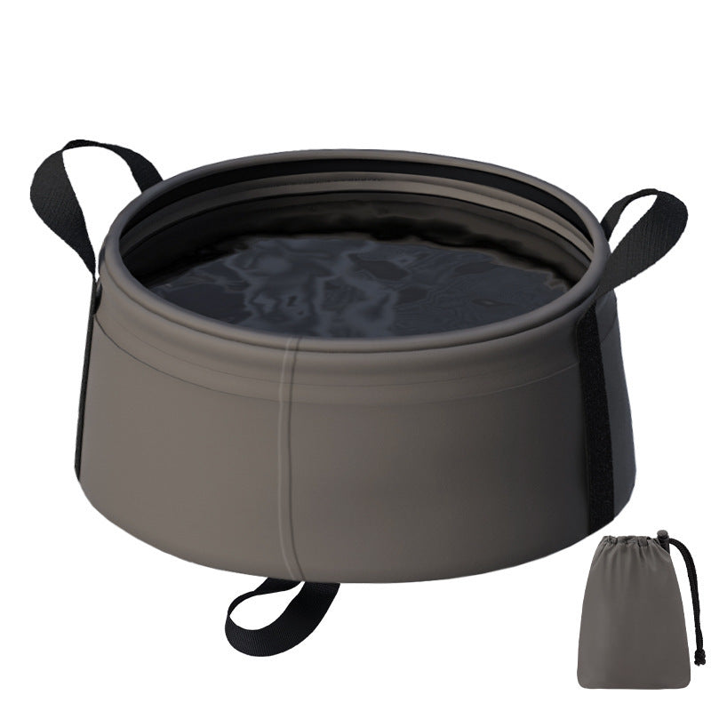Lavabo plegable portátil para exteriores para lavarse la cara, los pies, para lavar ropa