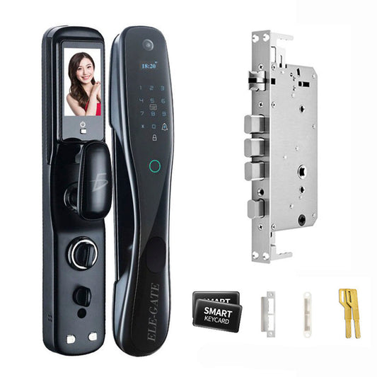 Cerradura Smart  5 en 1 con Huella, App y Cámara – Seguridad Total para tu Hogar