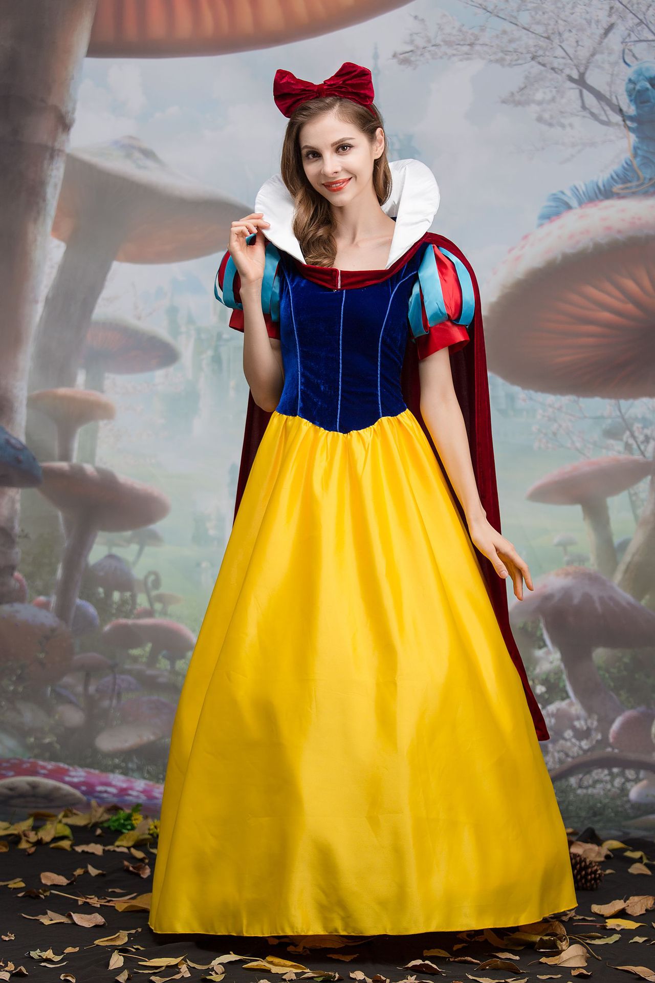 Vestido Blancanieves, Disfraz De Halloween , Talla Grande