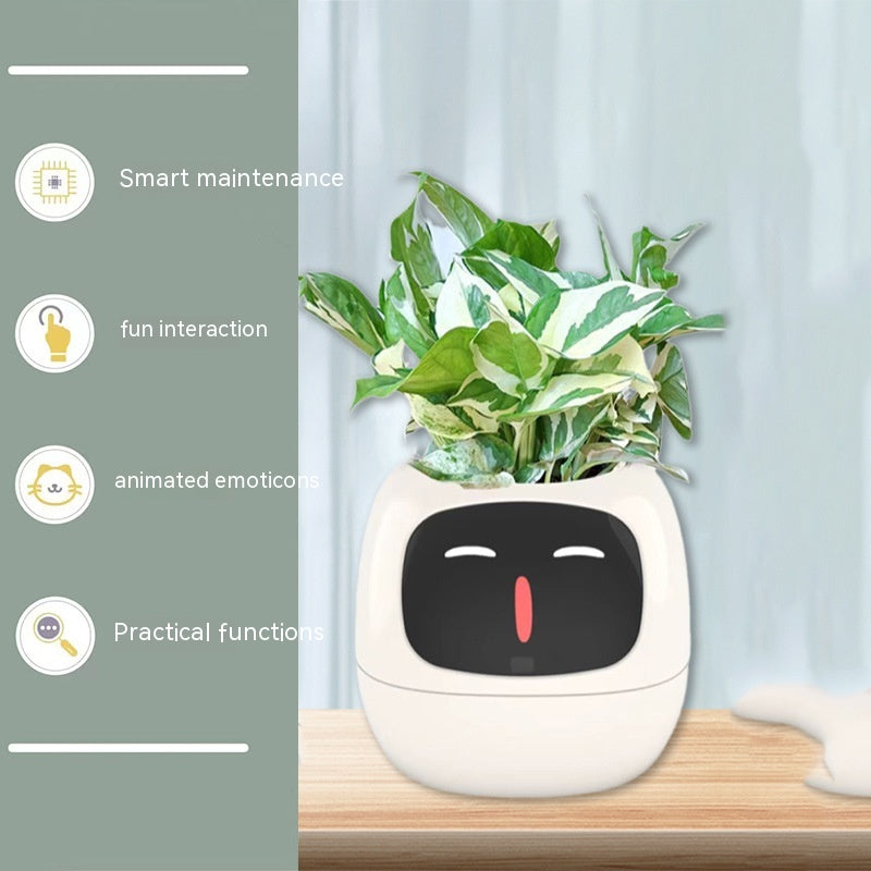 Maceta Inteligente Interactiva | Monitor de Planta con Sensores y Pantalla