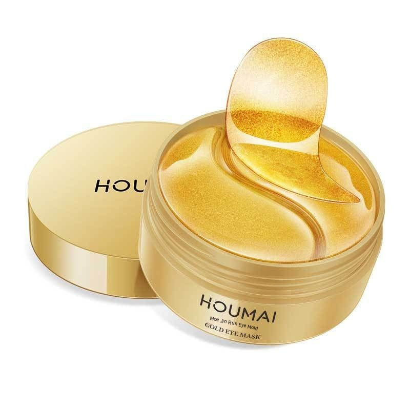 Houmai Lady 24k Golden Eye, Mascarilla intensiva  para el cuidado de la piel, bolsa de ojos y ojeras